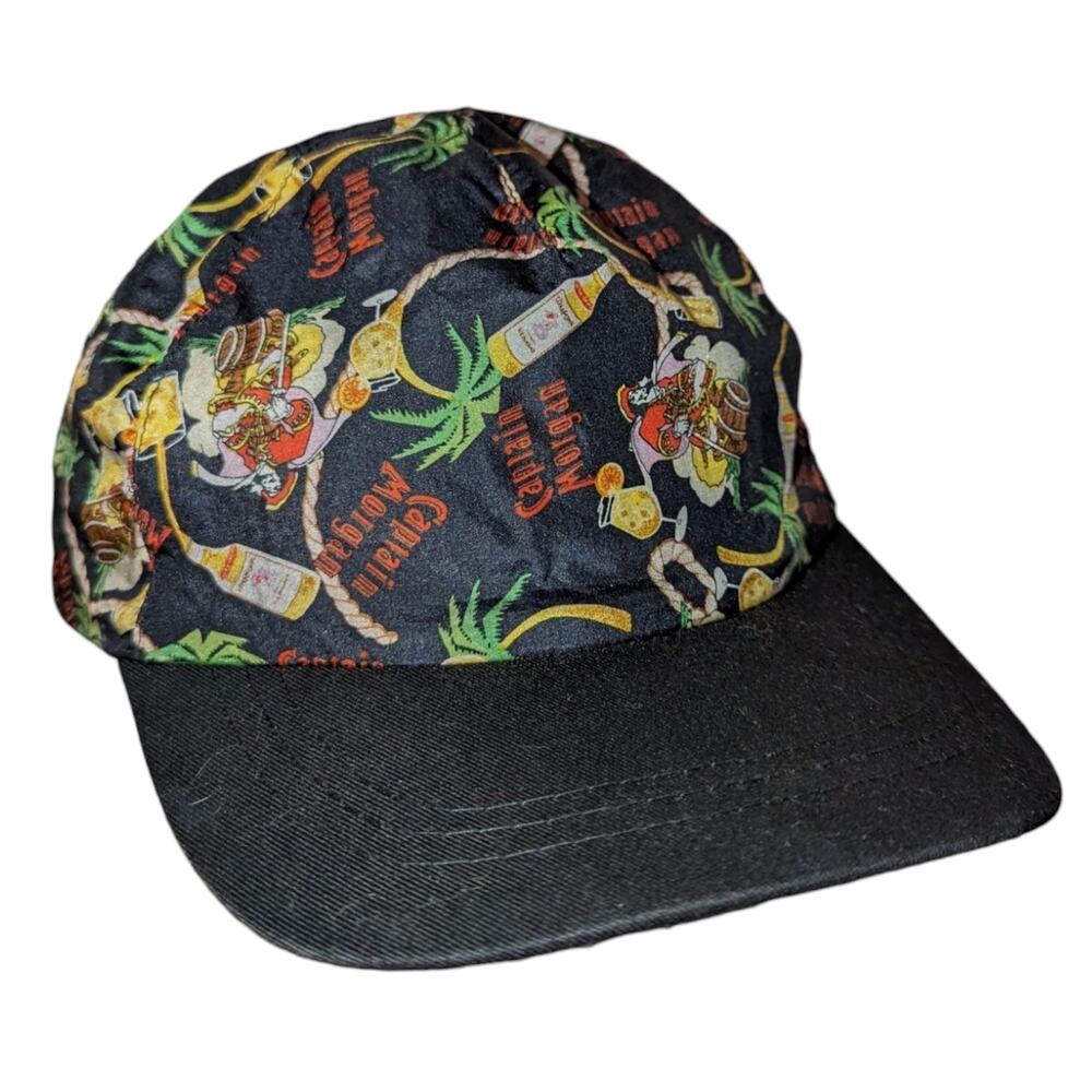 90s / Y2K Captain Morgan Rum AOP snapback hat